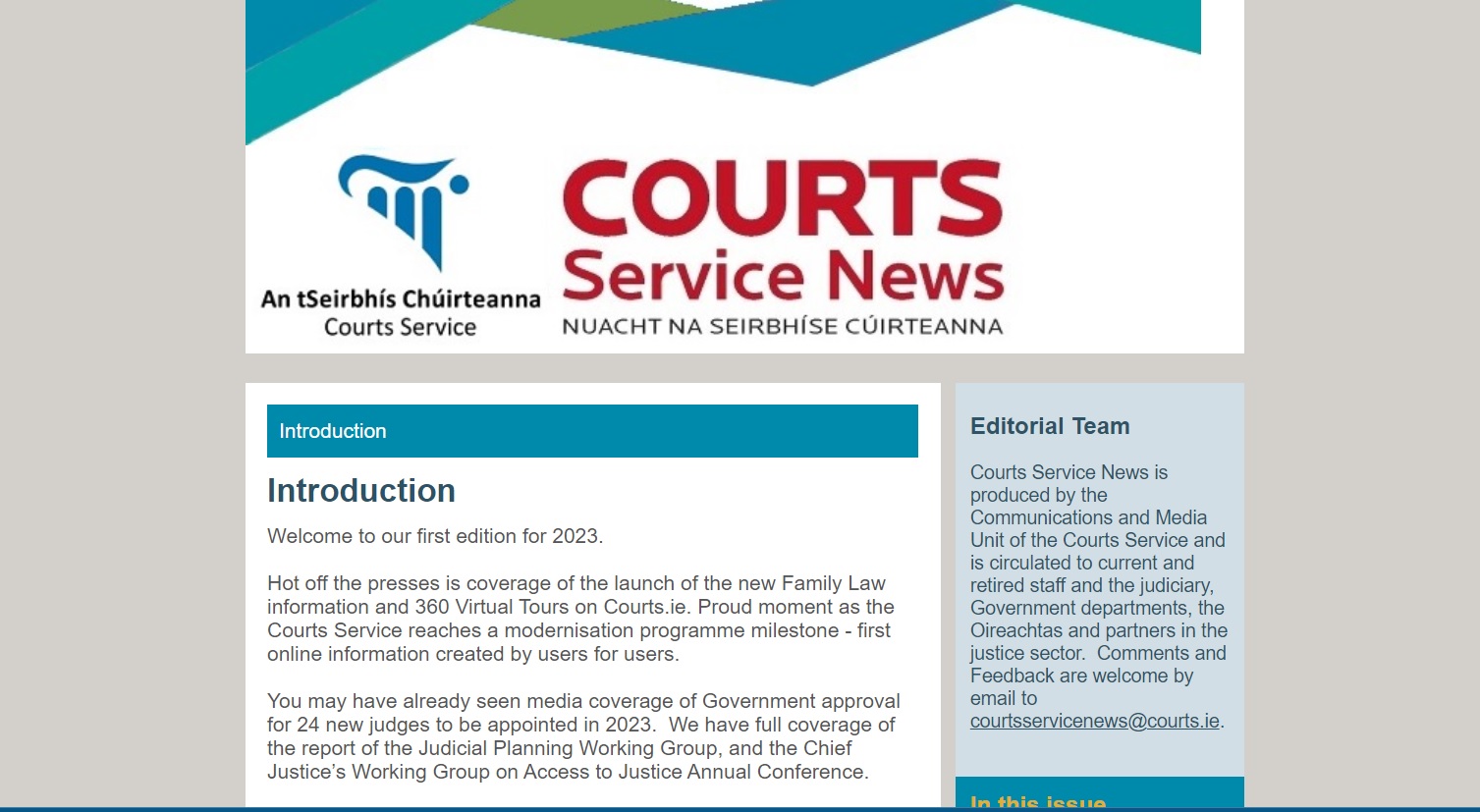 courts-service-news-issue-1-2023-the-courts-service-of-ireland